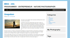 Desktop Screenshot of mihir.info